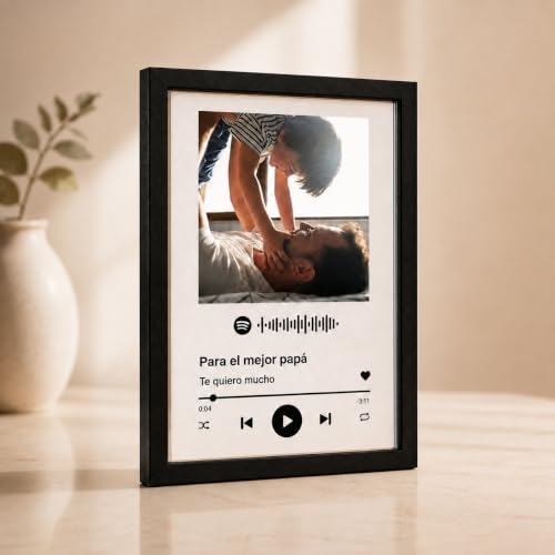 Miniatura 7 de Transparent Gift Lámpara O Placa Spotify Personalizada Con Foto Y Canción S - Regalos Personalizados Originales De Cumpleaños, San Valentín Y Navidad. Regalos Para Amigos, Parejas Y Familiares