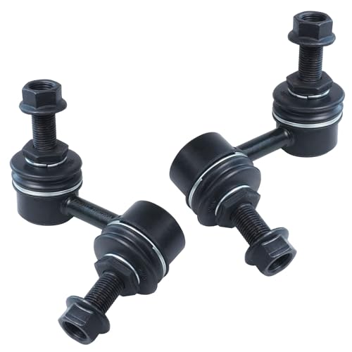 Image of Detroit Axle - Rear Shock Absorbers Sway Bars for 2005-2015 Nissan Armada, 2 Shock Absorbers 2 Rear Sway Bars Replacement - [Not for Models with Rear Air Leveling Suspension or Off-Road Package]