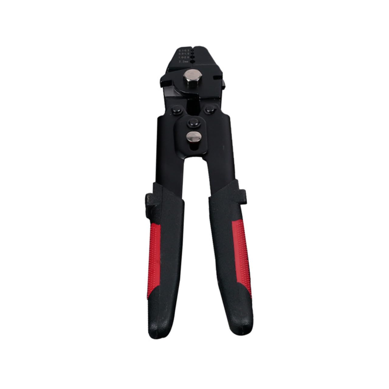 Pinza Crimpatrice per Funi e Cavi con Manico Antiscivolo, Acciaio al Carbonio e 180 Pezzi Manicotti in Alluminio per Crimpatura Precisa