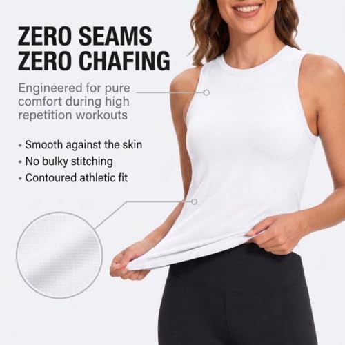 Image of Spyder Womens Workout Tank Tops - Seamless Workout Tank Tops Woman, Yoga Tops for Women, Athletic Activewear Gym Tanks