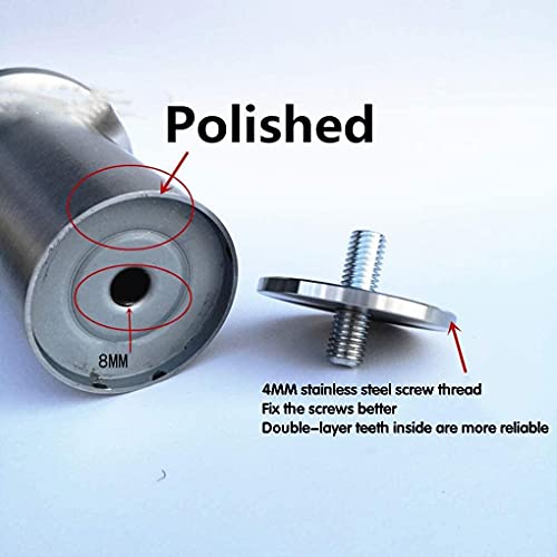 HANHJ 4 Pezzi Mobili Piedi Regolabili Altezza