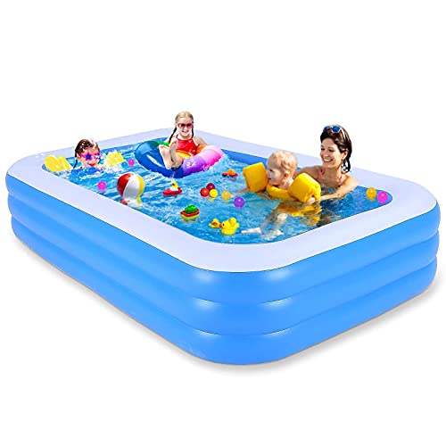 118" x 69" x 21" Inflatable Swimming Pool - Perfect for the Whole Family