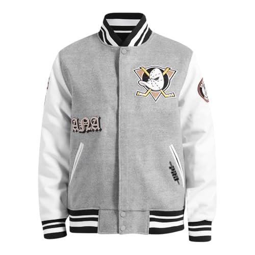 Image of Pro Standard Mens NHL Old English Varsity Jacket