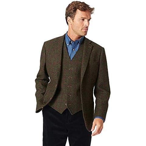 Men's Torrance Harris Tweed® Classic Fit Jacket by Brook Taverner - 42 S Cover