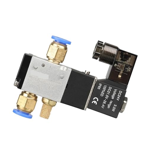 Vanne magnétique 3V110-06 12V évite les fuites d'air comprimé dans les circuits de 6mm - 2