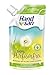 Handsan 100 % Parfümfrei, 6 x 300 ml im Nachfüllbeutel, Flüssigseife mit pflanzlichem Glycerin, Seife zum Händewaschen und zur Gesichtsreinigung, pH-hautneutral, Cremeseife