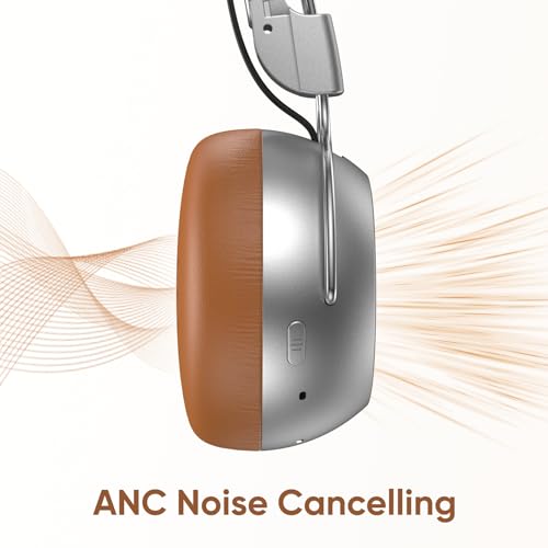 Wireless Headphones, Bluetooth 6.0 Ultra-Low Latency, Noise Cancelling, Clear Calls, HiFi Sound, Auto Pairing, Wired & Wireless Dual Mode, Type-C Charging, Up to 60H Playtime, Foldable, Lightweight. - Image 3