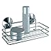 MSV 140318 Półka Super przyssawki metal/PCW chromowane 25 x 11 x 7,5 cm