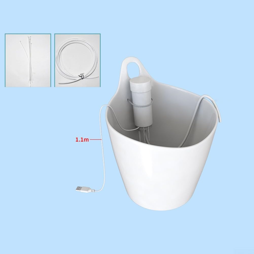 HpLive Klimaanlagen Kondensatpumpe USB Automatische Entwässerungspumpe mit Geräuscharmem Motor, 15M Förderhöhe 450ML/Min(3 Meter)