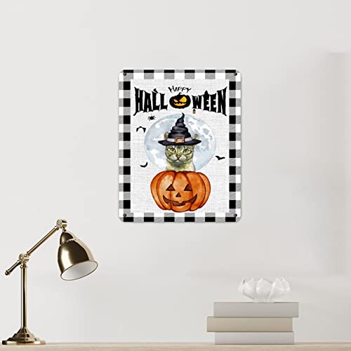 Décoration murale Halloween citrouille et sorcière pour cave