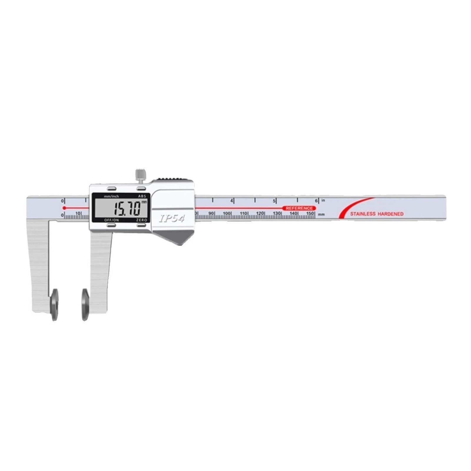 Powierzchnia pomiarowa dysku Suwmiarka cyfrowa głowica dysku suwmiarka cyfrowa 150 mm 200 mm 300 mm 4CR13 stal nierdzewna (0-150 mm)