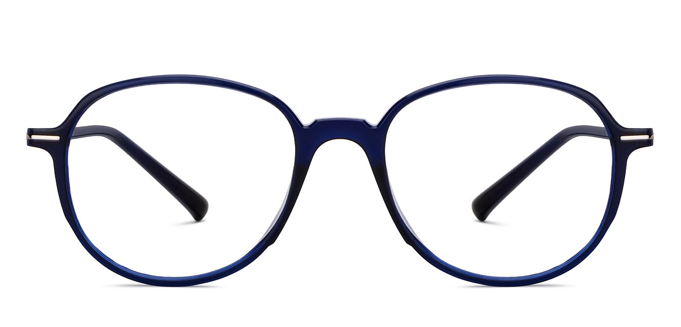 LENSKART BLU | Zero Power Blue Cut Computer Glasses | Anti Glare, Lightweight & Blocks Harmful Rays | UV Protection Specs | Blue | Men & Women | Medium | LB E14792 (B0CB8MNQCC) Amazon Price History, Amazon Price Tracker