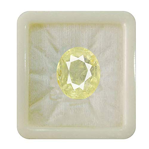 Jewelryonclick Sustituto natural Zafiro de Ceilán Forma ovalada Certificada Piedra preciosa suelta de Ceilán de 5 quilates para hacer joyas Piedra de nacimiento astrológica Cover