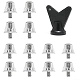 Contenu de l'emballage : le lot contient 12 crampons pour chaussures de football et 1 clé ; conçu pour fournir une traction stable et antidérapante pour les chaussures de football et les chaussures de randonnée.