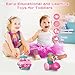 Toddler Toys for 1 Year Old Girl,Press to Go Car Baby Toys 6-12-18 Months,1 Year Old Girl Gifts Push Toy Cars for Toddlers 1-3,1 2 3 4 Year Old Boy Girls Toys First Birthday Gifts Christmas Boat