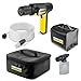 Kärcher Druckreiniger OC Handheld Compact Adventure, Mitteldruck, max. 15 bar, klappbar, USB-C-Anschluss, 150 l/h, Gewicht: 0,8 kg, 4-in-1 Multi Jet, Schlauch (5 m), Schaumdüse Pro, Wasserkanister