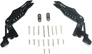 GPM for LOSI 1/10 Baja Rey/Rock Rey Aluminum Alloy Porous Rear Shock Absorber top Mount-Set