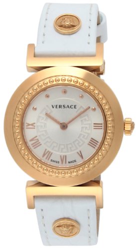 [ヴェルサーチ] 腕時計 VANITY ヴァニティ ホワイト 文字盤 ステンレススチール サファイヤガラス クォーツ Quartz 35MM スイス Watch P5Q80D001S001 レディース [並行輸入品]