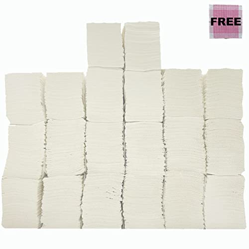 Image of Ella Multi Fold Tissue Paper I 2600 Sheets I Pack of 20 I Soft & Absorbent 1 Ply M Fold Tissue Paper Bulk Pack for Commercial Office Home Use, Kitchen, Bathroom, Travel | Free Check Duster Cloth