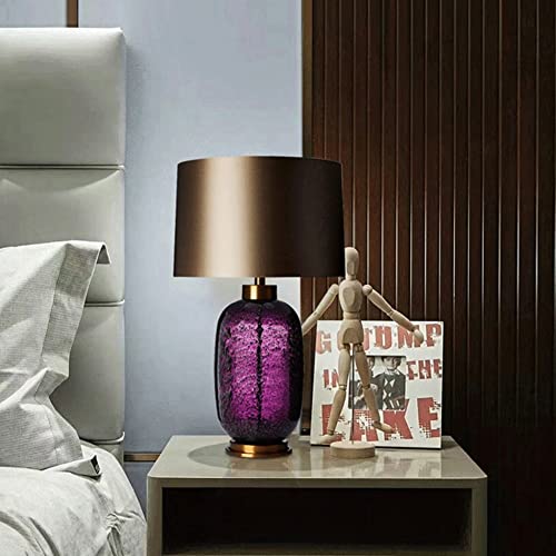 Lampe de table moderne en verre décoration de luxe pour chambre