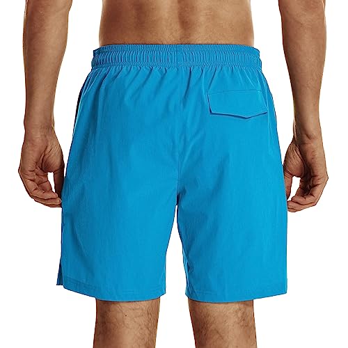 Image of HODOSPORTS Mens Swim Trunks 7 inch Quick-Dry Swim Shorts with Mesh Lining and Pockets