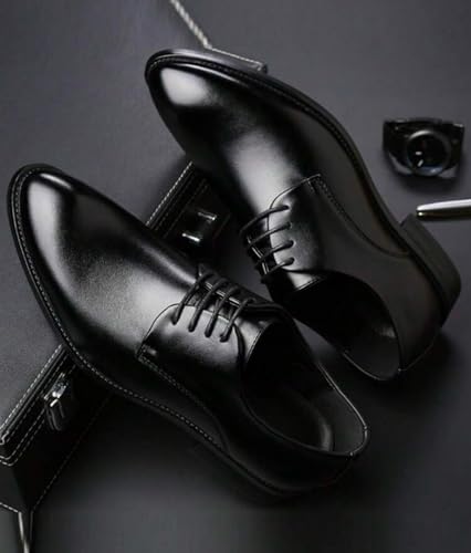 Men Business Formal lace up Dress Shoes4