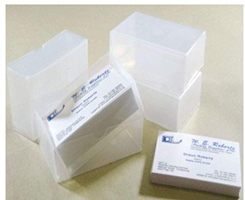 Image of New Transparent Safe Visiting /Business Name Card Box (Pack of 5)