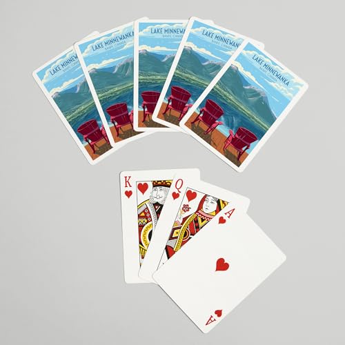 Baraja Poker Lake Minnewanka 52 Cartas para Adultos miniatura 7