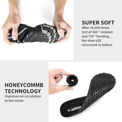 Grand Attack Barefoot Shoes Women Minimalist Zero Drop Lightweight Cross-Trainer for Wrestling Boxing Weightlifting Walking Shoes