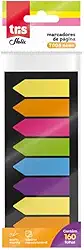 Marcador Paginas Pop T008, 42 X 13 Mm, 160 Unidades, Tris