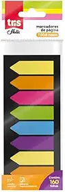 Marcador Paginas Pop T008, 42 X 13 Mm, 160 Unidades, Tris