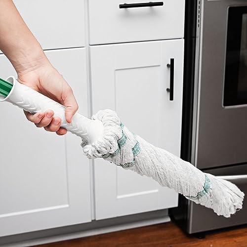 libman commercial 2030 tornado mop self-wringing pack of 4 green