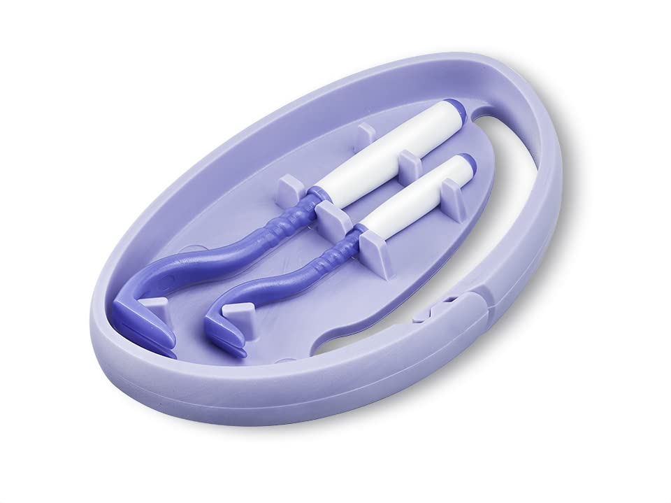 Tick Twister® Set mit 2 Größen von Zeckenhaken (Zeckenzange) mit der ClipBox - Aufbewahrungsbox - Effektive Zeckenpinzette für Hunde, Katzen, Pferde und Menschen - Original Zeckenentferner
