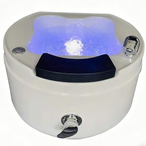 Masajeador de pies tipo spa con cuenco de acrílico portátil