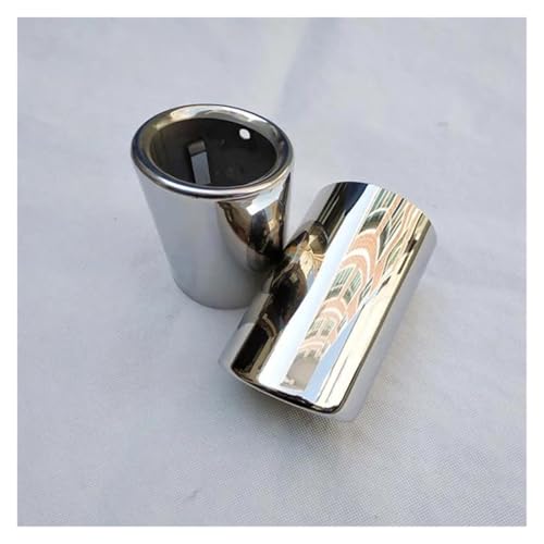 Silencieux d'échappement Golf 6 en acier inoxydable finition argent haut de gamme