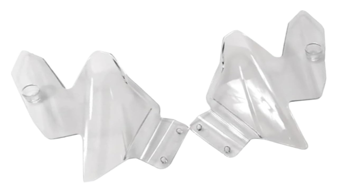 For Benelli TRK502 TRK502X Moto Parabrezza Lato Anteriore Parabrezza Clip Regolabile for TRK 502 BJ500GS-A(Clear)
