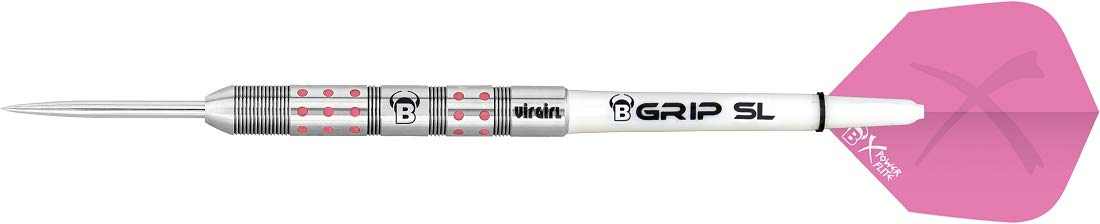 Bull's Virgirl Vr1 Steel Dart 21 g, srebrny/różowy
