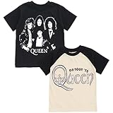 Queen Little Boys 2 Pack T-Shirts Logo Black/White 5