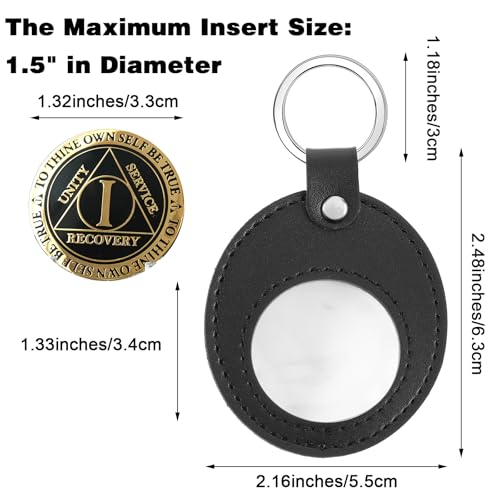 Porta Monedas Y Llavero De Cuero PU Qianyu Para Monedas AA miniatura 2