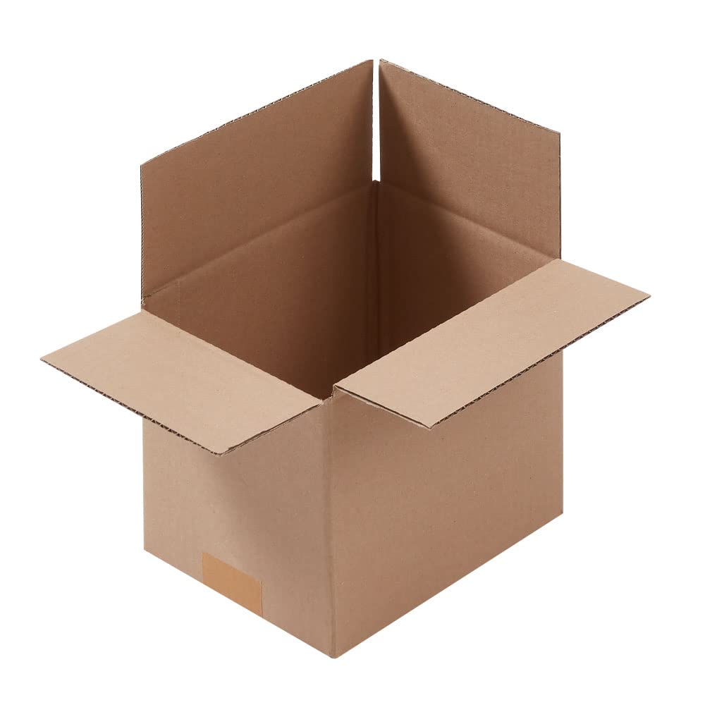 BB-Verpackungen 100x Faltkartons 190x150x140mm 1-wellig braun (100 Stück)| Kleiner Versandkarton, ideal als Warensendung, Paket M oder DHL Päckchen S