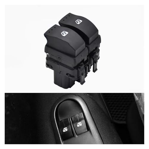 Interruptor de elevalunas delantero izquierdo para Trafic 2001-2014 (8200315034) 2