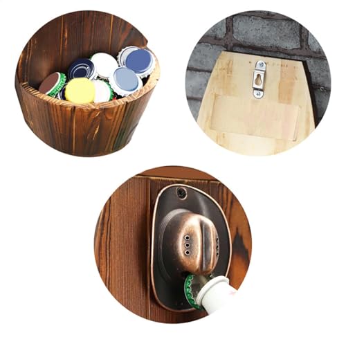 Décapsuleur en bois mural pour ne plus perdre les capsules