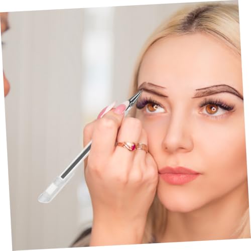 NOLITOY 6pcs Permanent Eyebrow Tattoo Pen High Precision Tattoo Markers for Skin Waterproof Makeup Remover Retouching Pen