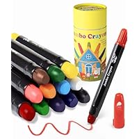 Mr. Pen- Jumbo Twistable Crayons, 12 Pack, Multicolor, Non-Toxic Washable Crayons, Christmas Gift