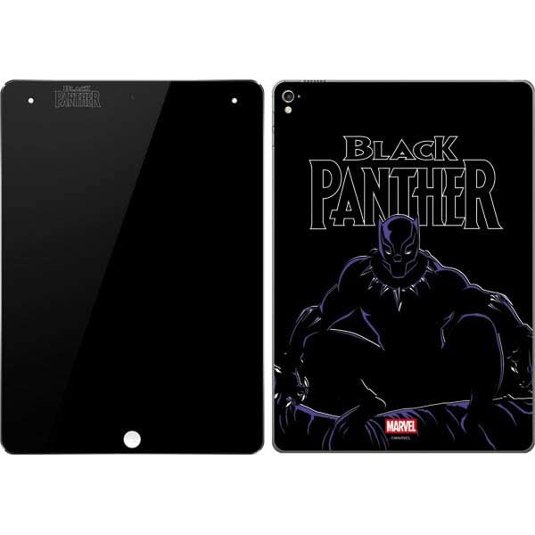 Skinit Decal Tablet Skin Compatible with iPad Pro 9.7in - Officially Licensed Marvel Black Panther Night Time Watch Design