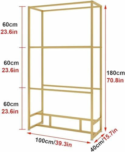 Heavy-Duty Wall Mount Metal Display Rack - Commercial Fabric Storage Shelf for Tablecloth & Wallpaper Organization, Space-Saving Solution for Retail & Home Use