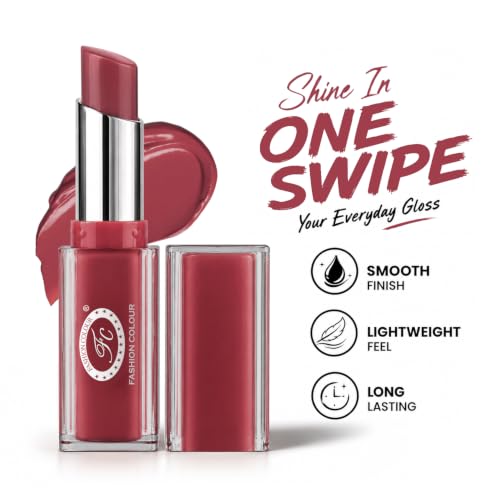 Image of Fashion Colour Crave Me Gloss Stick | High-Shine Gloss Stick | Smooth & Hydrating Creamy Gloss | Long-Lasting Moisturizing Lip Color for Soft & Glossy Lips | (05-Pink Violet, 3.1g)
