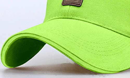 Image of solid plain unisex cotton caps free size adjustable casual look stylish cap