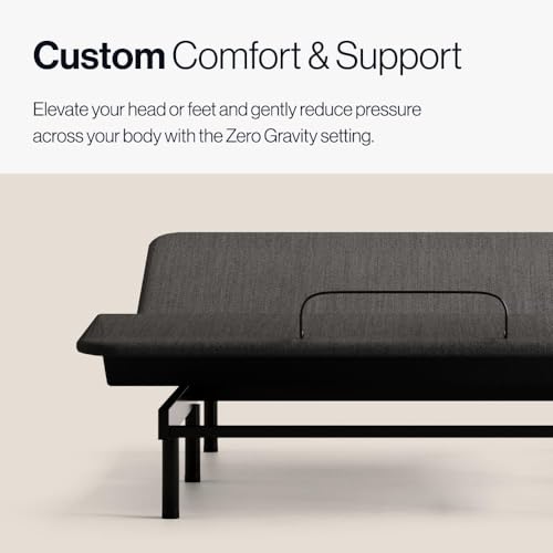 Image of Adjustable Comfort Classic Adjustable Base - Split King - Head & Foot Incline - Wireless Remote with Memory - Easy Set Up - Zero Clearance - Zero Gravity - Durable Frame