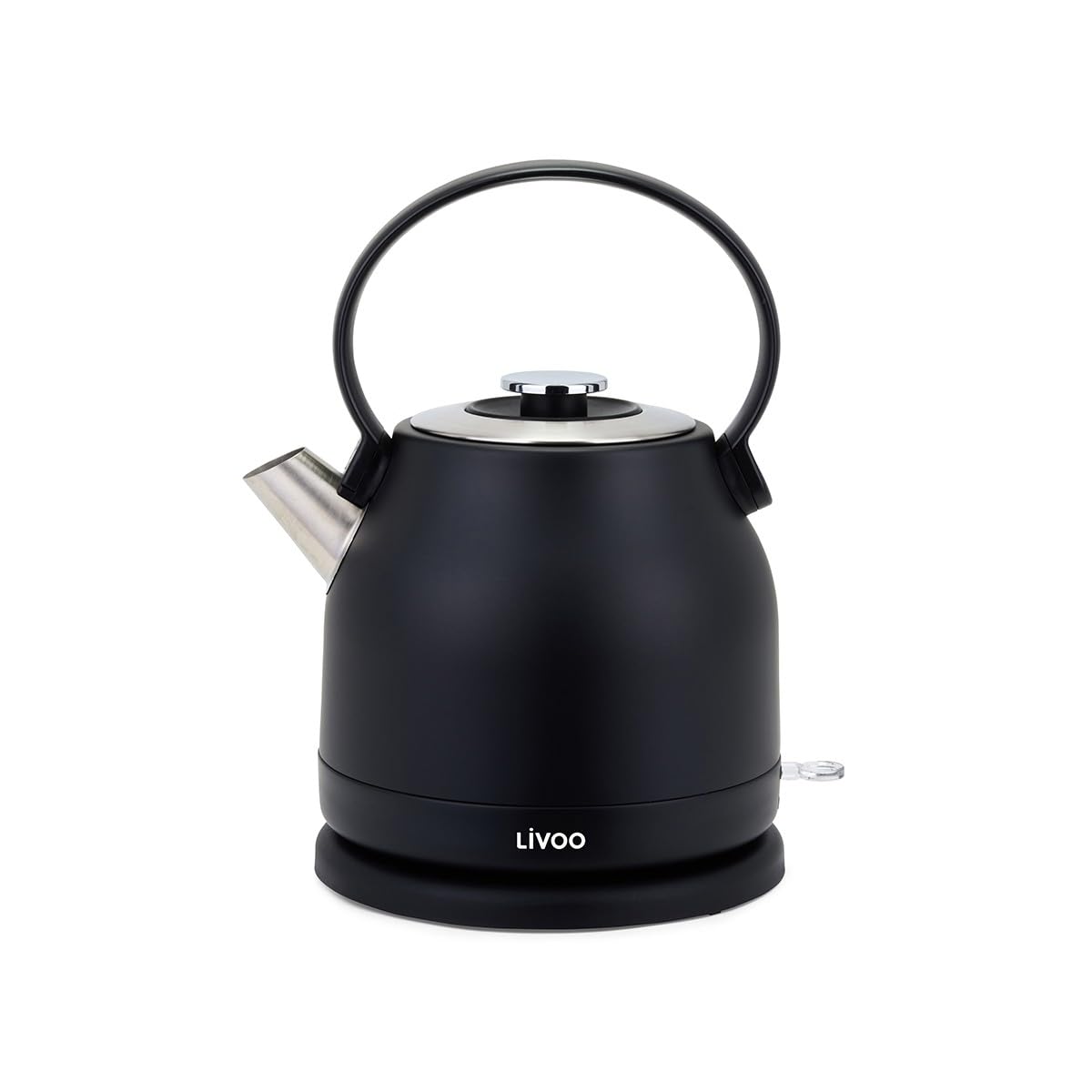 Bollitore Retr? - Livoo - Dod202n - 2200 W - 1,5 L - Base Girevole A 360? - Nero